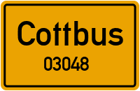 Straßen in 03048 Cottbus