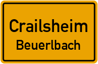 Beuerlbacher Hauptstraße in CrailsheimBeuerlbach