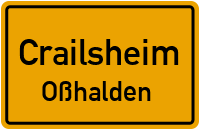 Oßhalden in CrailsheimOßhalden