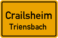 Backhausweg in CrailsheimTriensbach