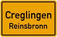 Straßenverzeichnis Creglingen Reinsbronn