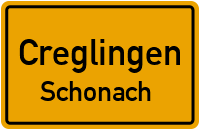 Straßen in Creglingen Schonach