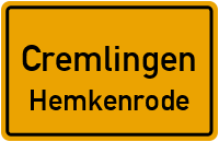 Straßenverzeichnis Cremlingen Hemkenrode