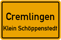 Straßenverzeichnis Cremlingen Klein Schöppenstedt