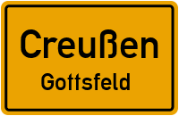 Siedlungsstraße in CreußenGottsfeld