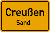 Creußener Straße in CreußenSand