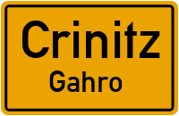 Bergener Weg in 03246 Crinitz (Gahro)
