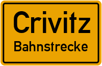 Moorwiesenweg in CrivitzBahnstrecke