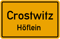 Crostwitzer Straße in CrostwitzHöflein