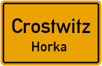 Kurze Gasse in CrostwitzHorka