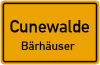 Bielebohstraße in CunewaldeBärhäuser