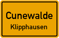 Schulweg in CunewaldeKlipphausen