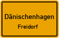 Straßen in Dänischenhagen Freidorf