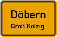 Dorfstraße in DöbernGroß Kölzig