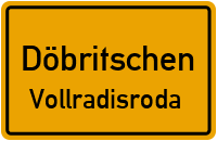 Waldstraße in DöbritschenVollradisroda