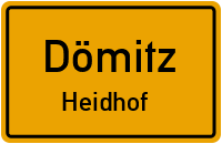 Straße Des Friedens in DömitzHeidhof
