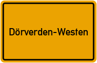 City Sign Dörverden-Westen