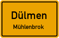 B 474 in DülmenMühlenbrok