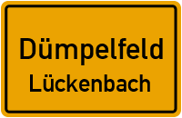 Kreuzstraße in DümpelfeldLückenbach