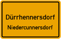 Straßen in Dürrhennersdorf Niedercunnersdorf