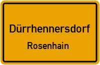Straßen in Dürrhennersdorf Rosenhain
