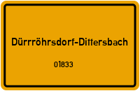 01833 Dürrröhrsdorf-Dittersbach