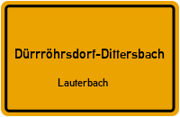 Straßen in Dürrröhrsdorf-Dittersbach Lauterbach