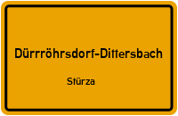 Stürzweg / Querweg in Dürrröhrsdorf-DittersbachStürza
