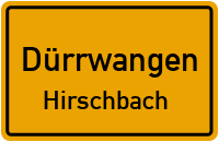Straßenverzeichnis Dürrwangen Hirschbach