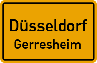 Straßenverzeichnis Düsseldorf Gerresheim