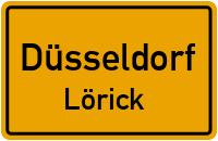 Straßenverzeichnis Düsseldorf Lörick