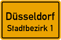 Elisabethstraße in DüsseldorfStadtbezirk 1
