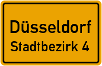 Lütticher Straße in DüsseldorfStadtbezirk 4