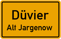 Straßen in Düvier Alt Jargenow