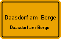 Scherbelsberg in Daasdorf am BergeDaasdorf am Berge
