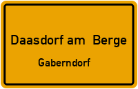 Borngasse in Daasdorf am BergeGaberndorf