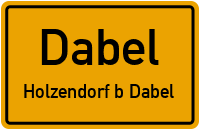 Am Blauen See in 19406 Dabel (Holzendorf b Dabel)