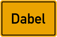Werderweg in Dabel