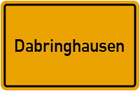 Ortsschild Dabringhausen