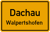 Prittlbacher Straße in DachauWalpertshofen