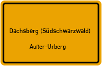 Alpenblickweg in Dachsberg (Südschwarzwald)Außer-Urberg