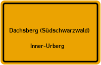Gass in Dachsberg (Südschwarzwald)Inner-Urberg