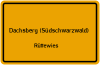 Rüttewies in Dachsberg (Südschwarzwald)Rüttewies