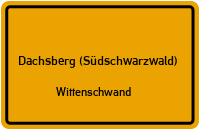 Arnoldslochweg in Dachsberg (Südschwarzwald)Wittenschwand