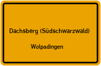 Dorfstraße in Dachsberg (Südschwarzwald)Wolpadingen
