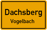 Tannhölzlestraße in DachsbergVogelbach