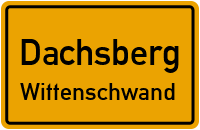 Kappellenstraße in DachsbergWittenschwand