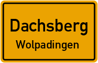 Landstraße in DachsbergWolpadingen