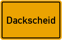 Dackscheid in Rheinland-Pfalz