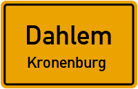 Straßenverzeichnis Dahlem Kronenburg